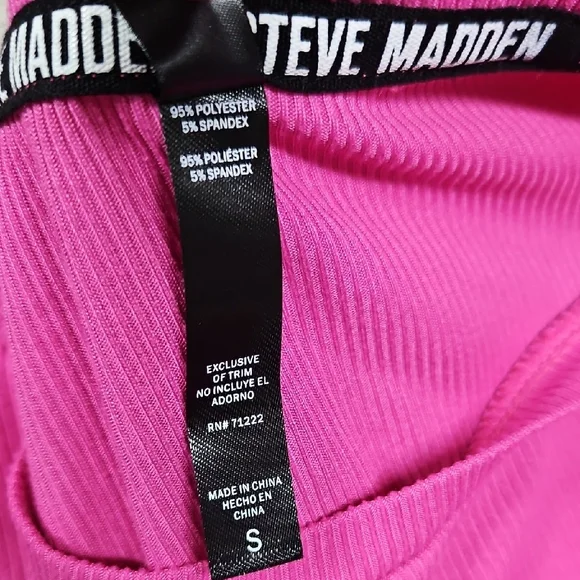 Steve Madden Vibrant Pink Women's Pajama Set - Picture 7 of 7